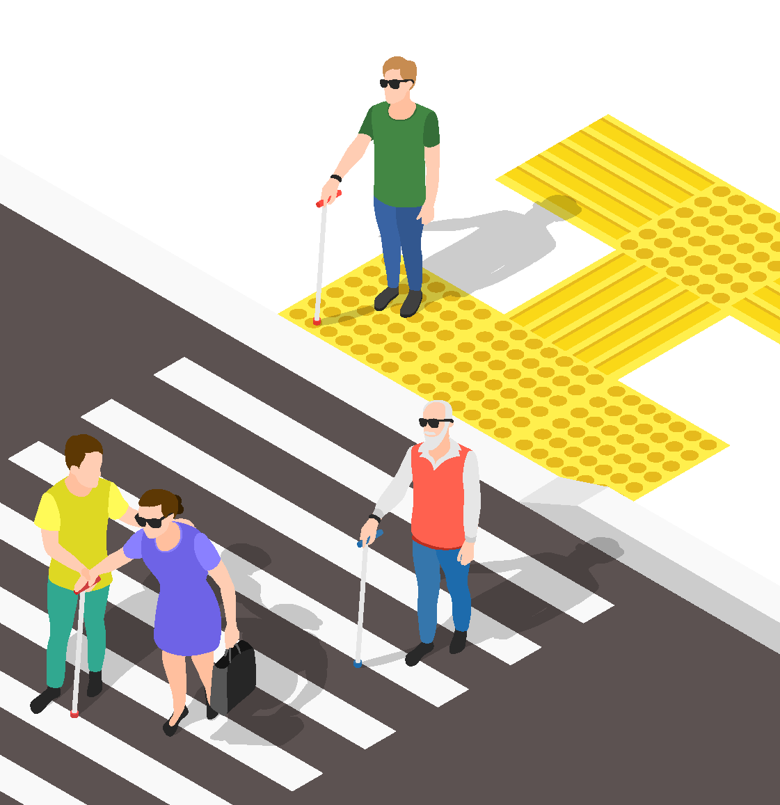 Tactile Solutions for Pedestrian Safety