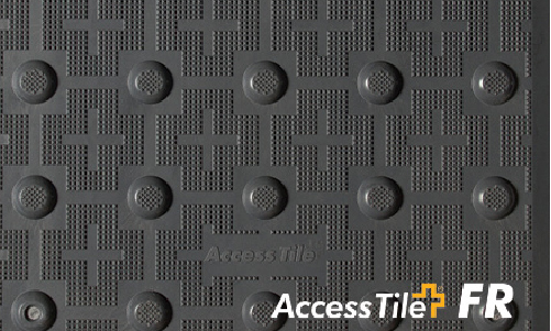 FIRE RESISTANT SURFACE APPLIED TILE WITH ATTENTION DOMES