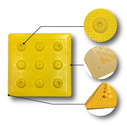 Armor Tile Tactile System Cast-In-Place Tile